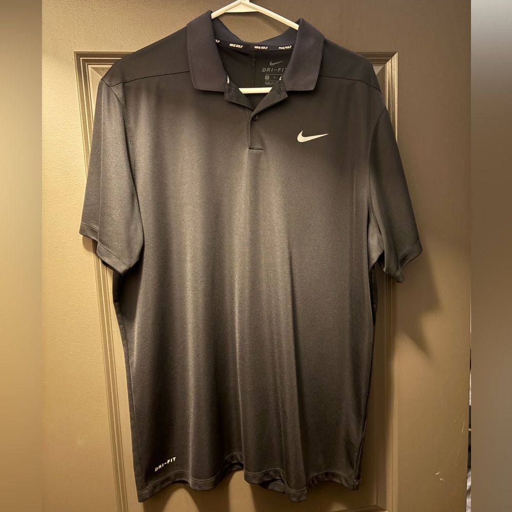 Nike Men's Dark Gray Polo Shirt